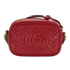 GG Marmont Mini Crossbody Bag, &pound;450, Handbags, Red, Leather, Back view